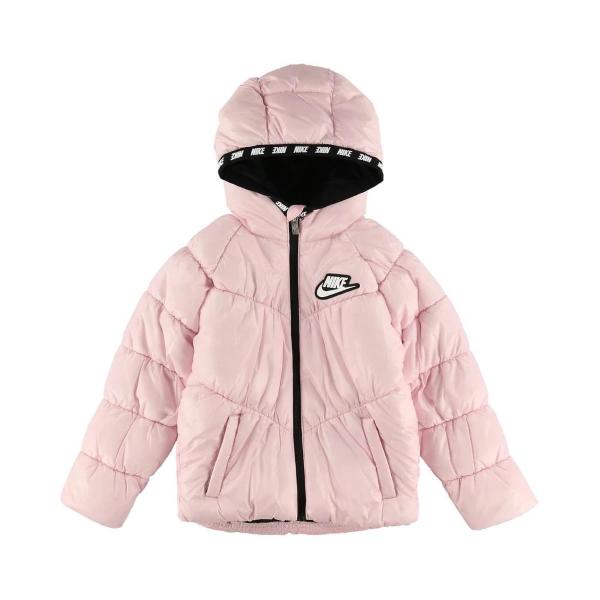 nike puffer jacket pink kids