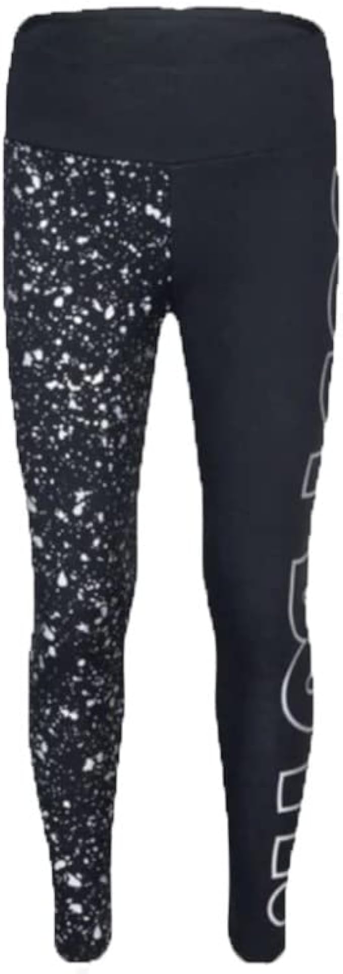 converse all star leggings splatter graphic black kids