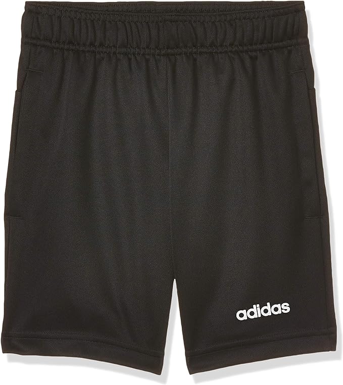 adidas linear logo short black kids