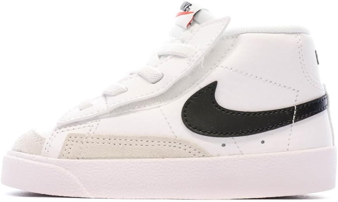 nike blazer mid '77 (td) whiteblack kids