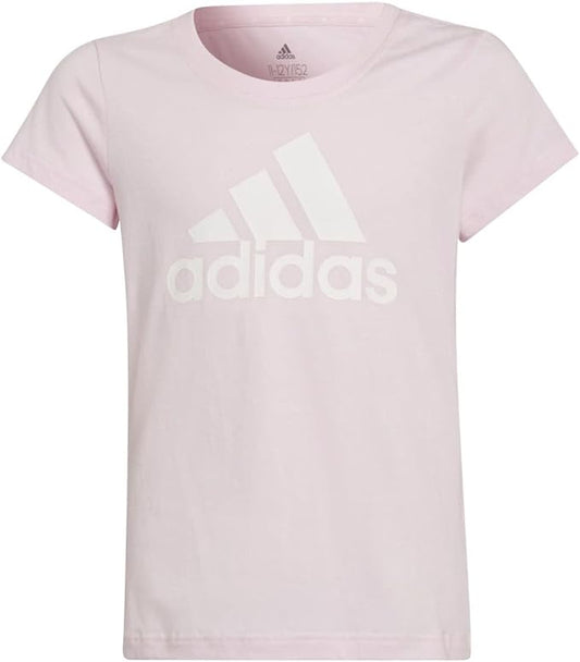 Adidas Essentials Big Logo Cotton t-shirt pink kids