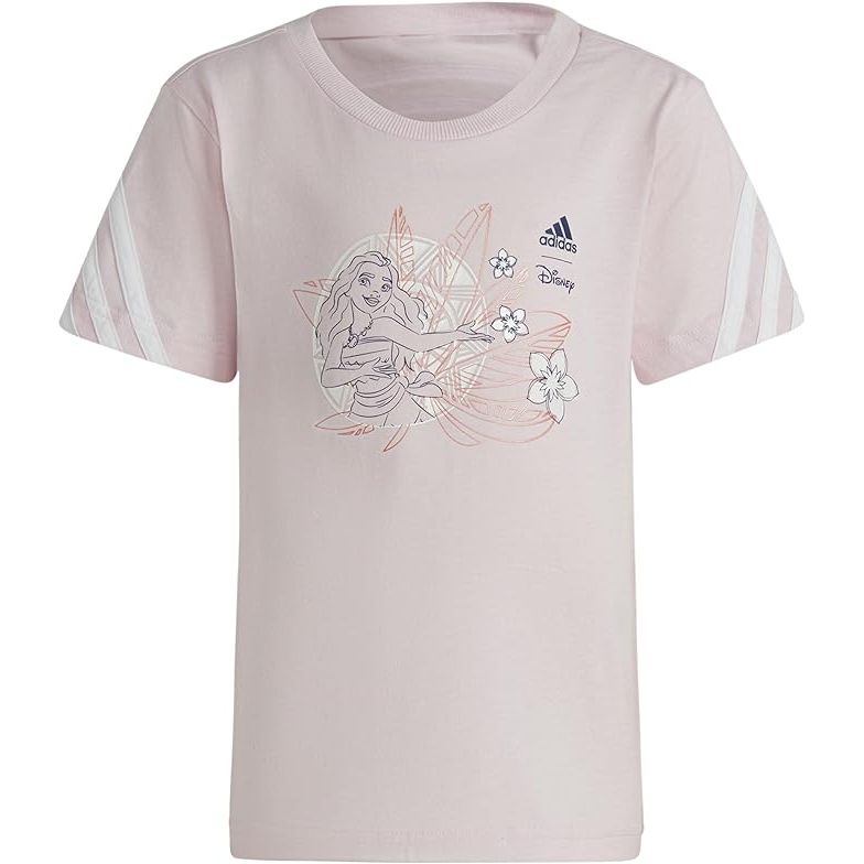 adidas disney moana tee rosa kids