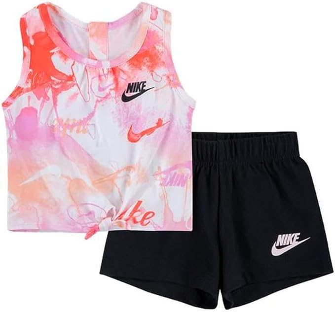 nike completino short pink black kids