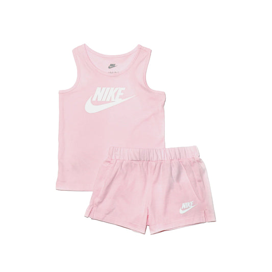 NIKE CLUB TANK & JERSEY SHORT pink kids