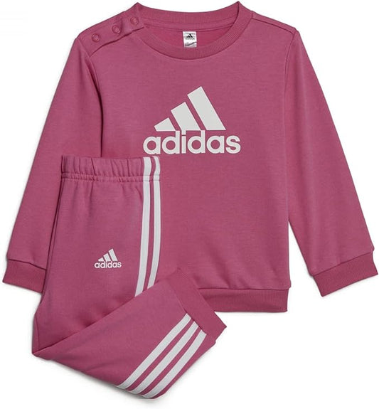 adidas tuta logo pink kids