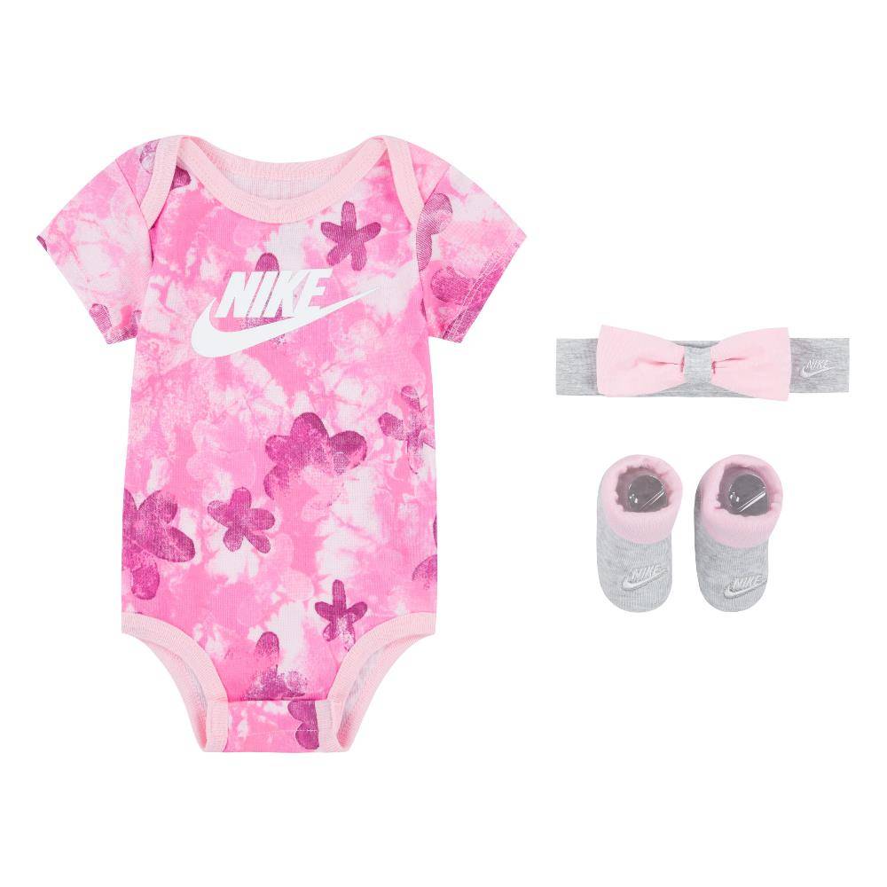 nike sci dye 3-piece boxed set pink kids