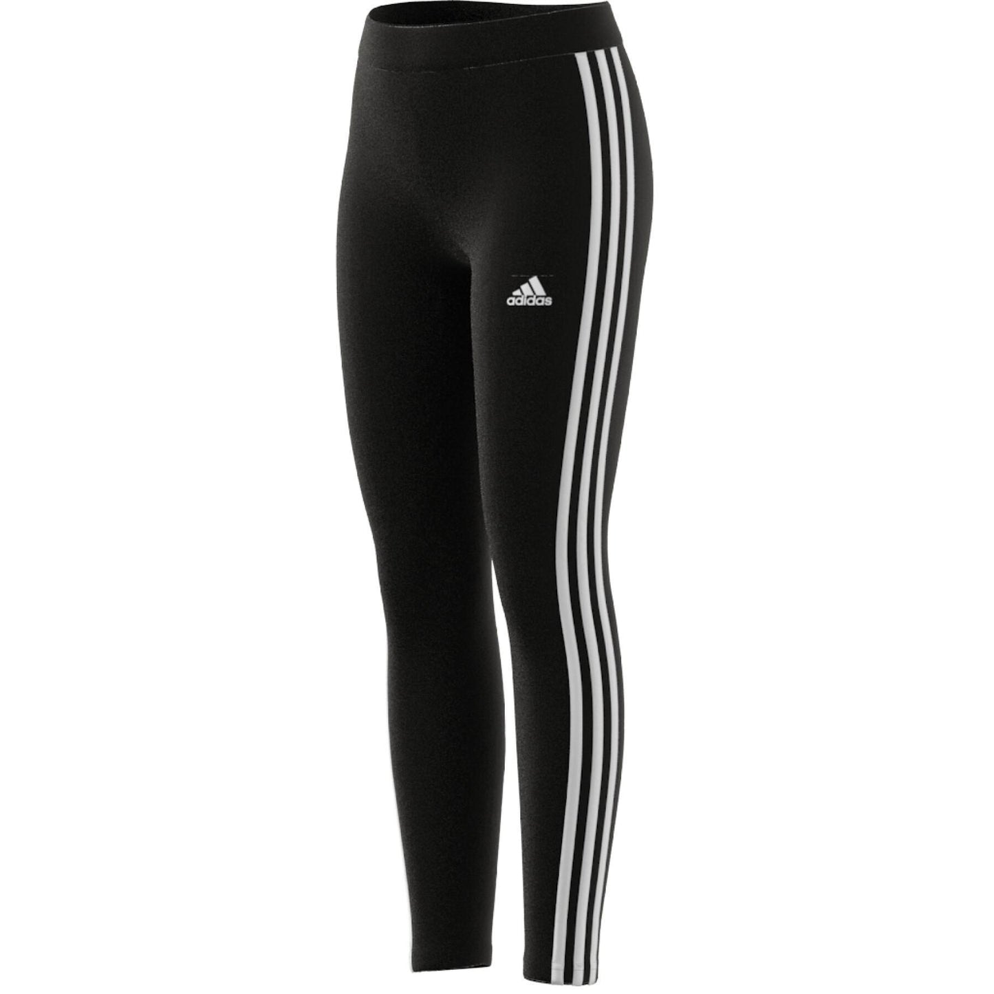 adidas essentials 3stripes leggins black kids