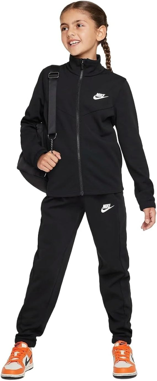 nike tuta completa full zip black kids