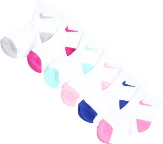 nike pop color ankle 6er pack calze multi