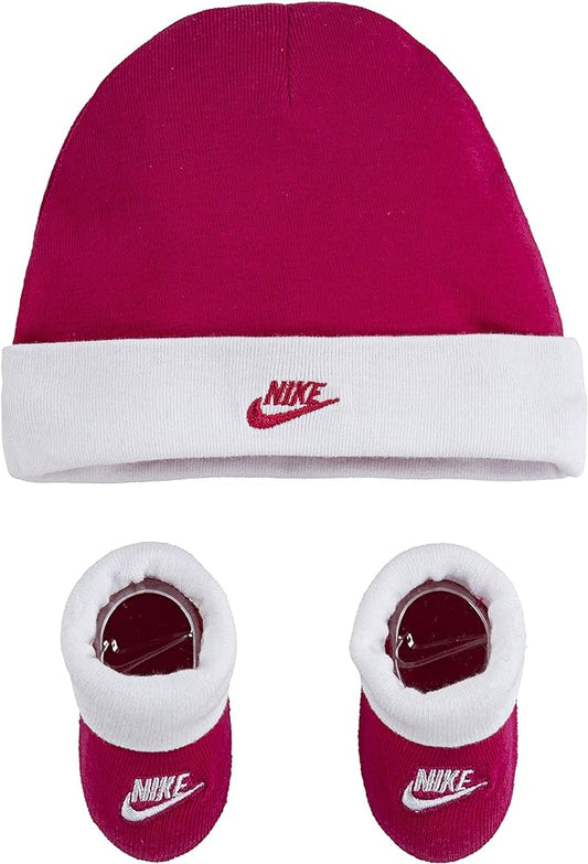 NIKE Futura Hat And Booties (2 Piece)