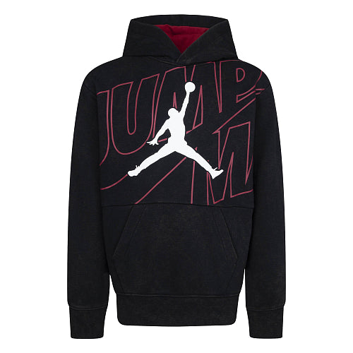 jordan elevated classics kids hoodie ''black'' kids