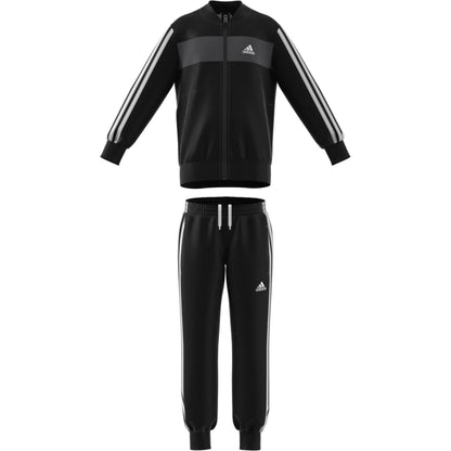 Adidas tuta 3 stripes black kids