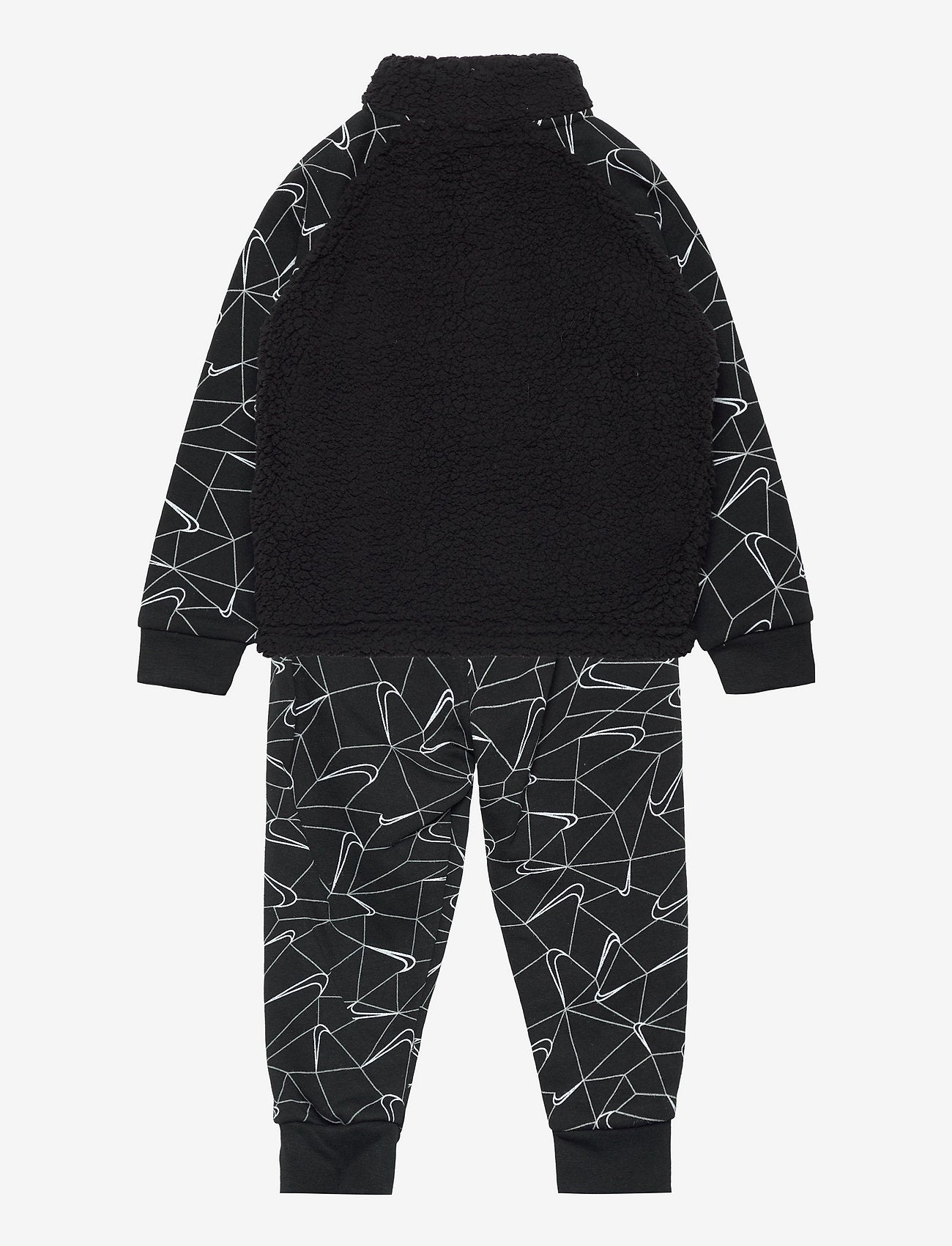 nike kids fleece crew / pants black kids