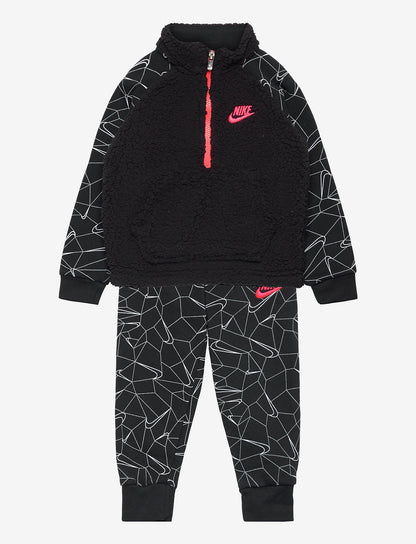 NIKE KIDS FLEECE CREW / PANTS black kids