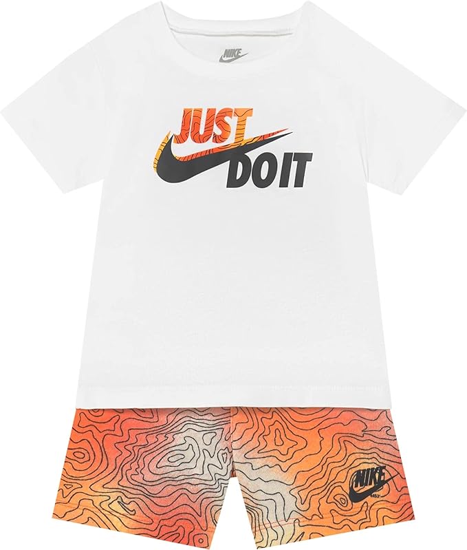 nike set sportivo arancione elevato kids