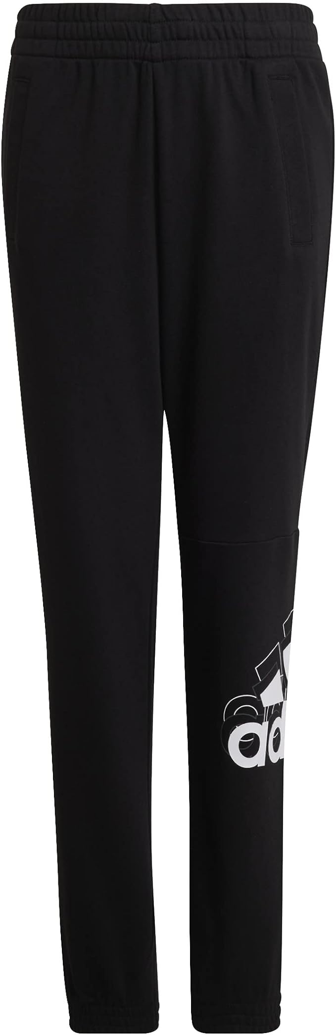 adidas u bl logo pnt pantalone nero kids