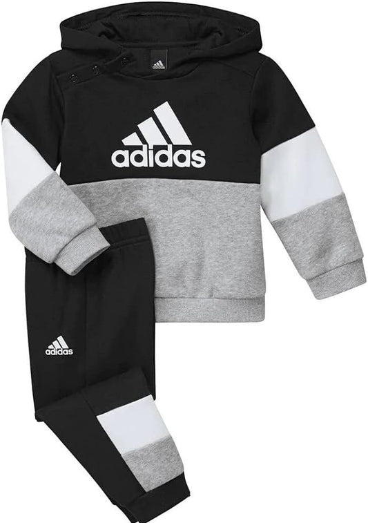 Adidas Tracksuit Colourblock Fleece Black kids