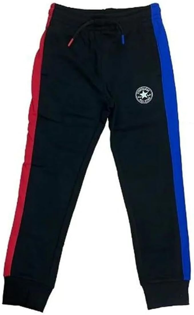 converse throwback side stripe pantaloni black kids