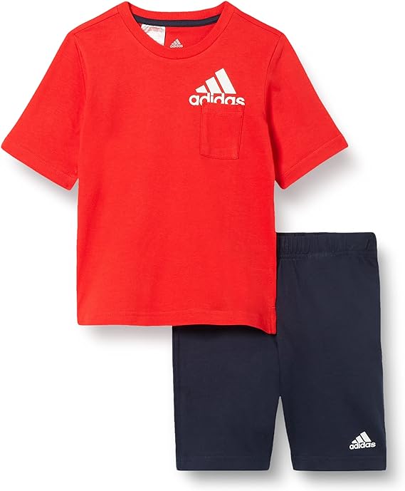 adidas completino i bos set - rosso/blu kids