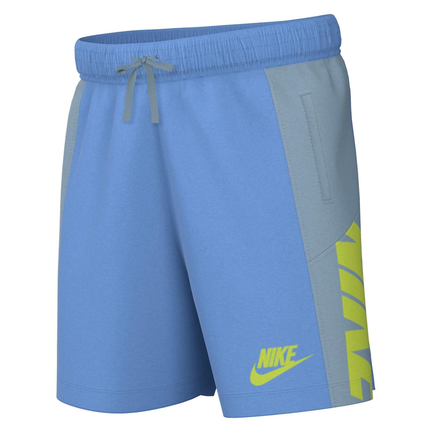 nike amplify shhort azzurro kids