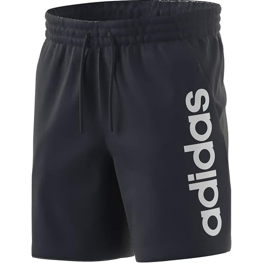 Adidas short logo blu uomo