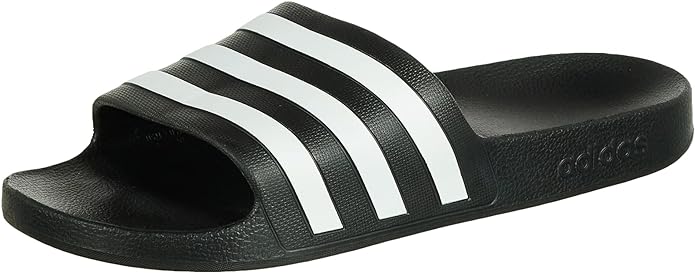 adidas adilette aqua black white kids