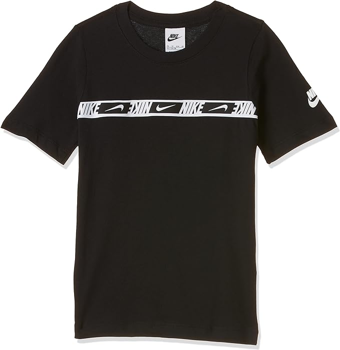 nike t-shirt sportswear nero regular fit kids