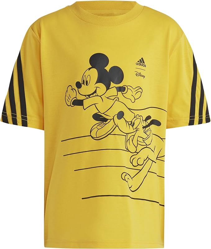 adidas disney mickey mouse tee yellow kids