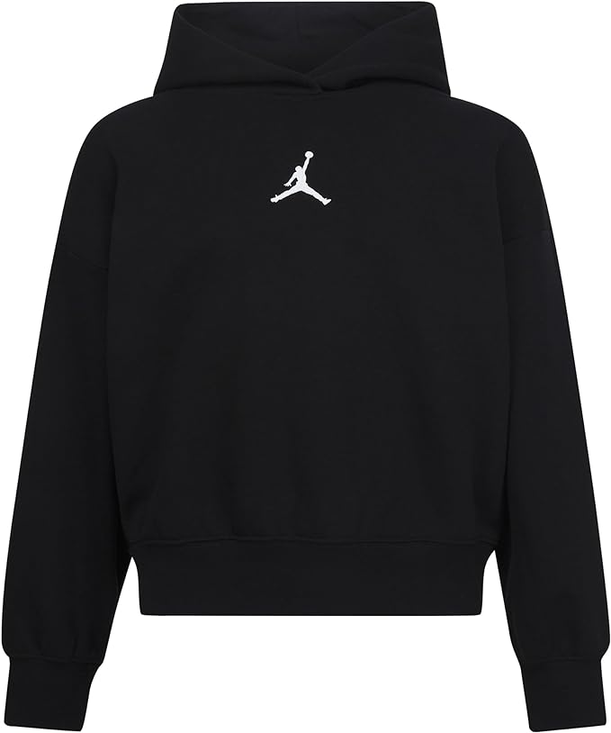 jordan hoodie logo black kids