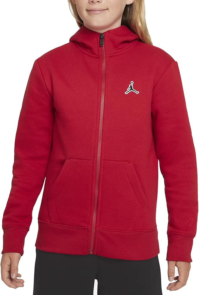 jordan jumpman full-zip kids hoodie ''gym red' kids