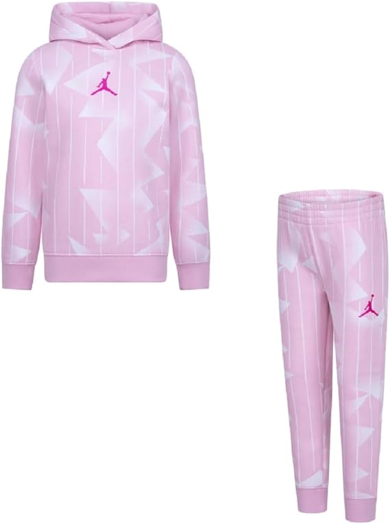 jordan tuta completa con cappuccio rosa kids