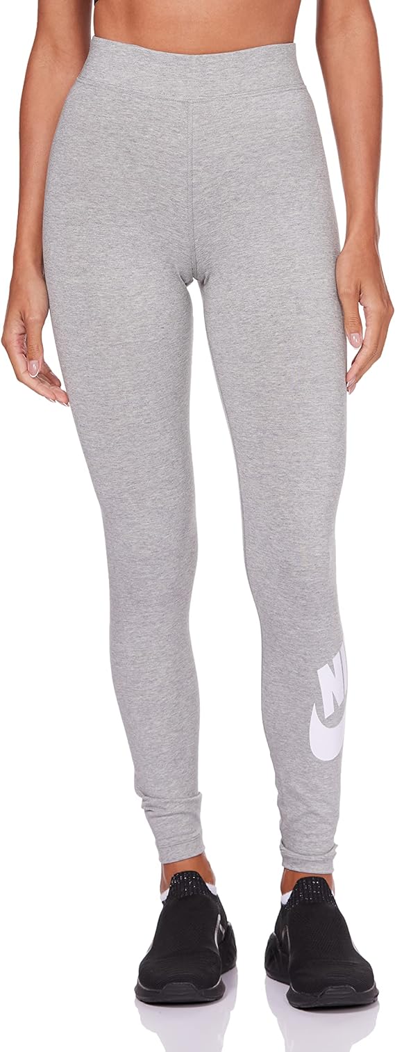 nike essential gx hr ftra leggings grigio