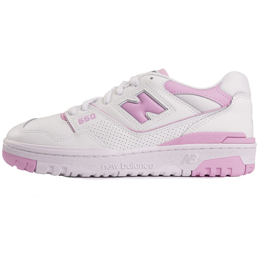 New Balance 550 scarpe bianche e rosa donna