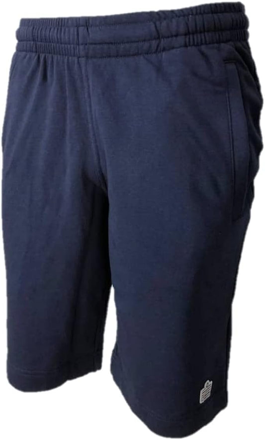 Admiral Pantaloncino Navy In Cotone Garzato uomo