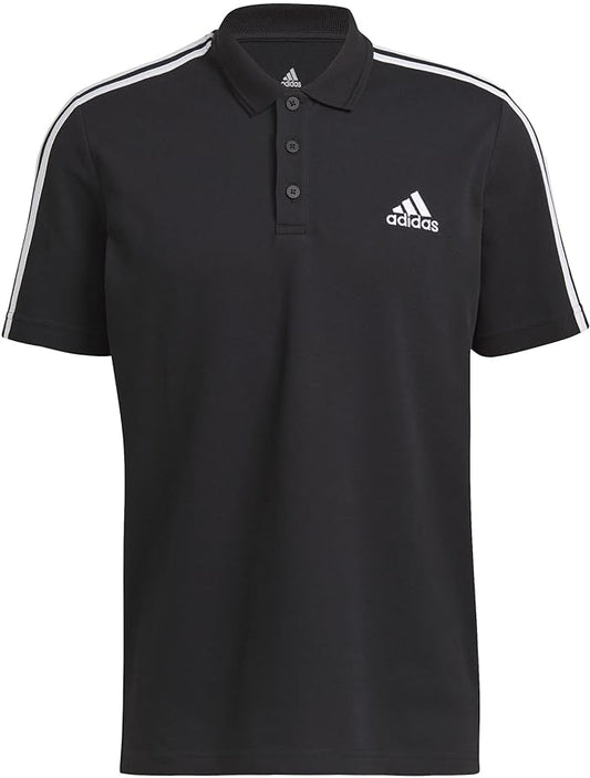 Adidas Polo Aeroready Essentials Pique Regular Fit nero uomo