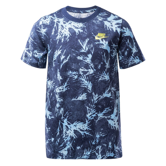 Nike B Nsw Tee Camo blu kids