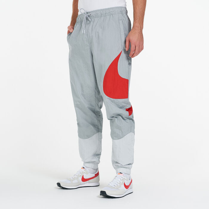 nike pantalone tuta sportswear grigio uomo