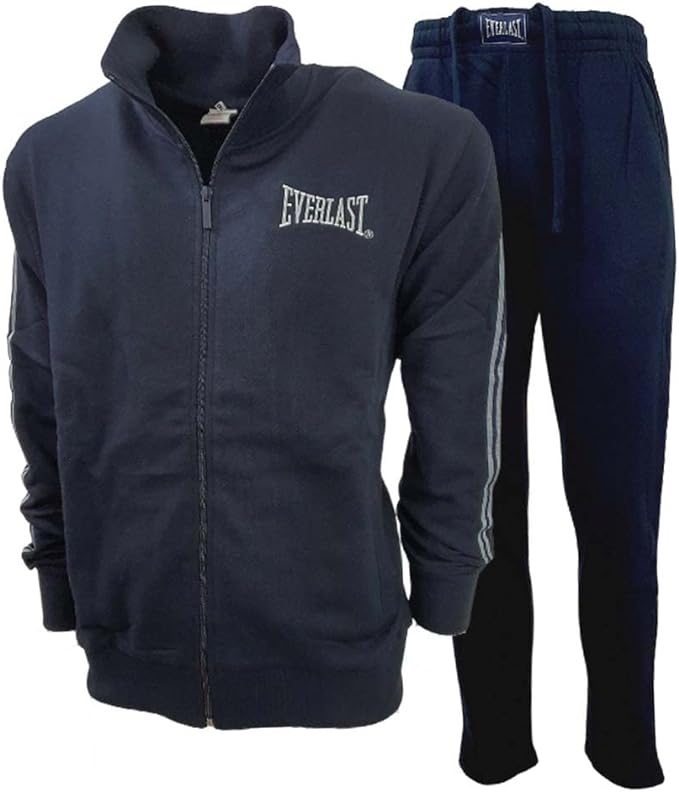 everlast tuta full zip blu uomo