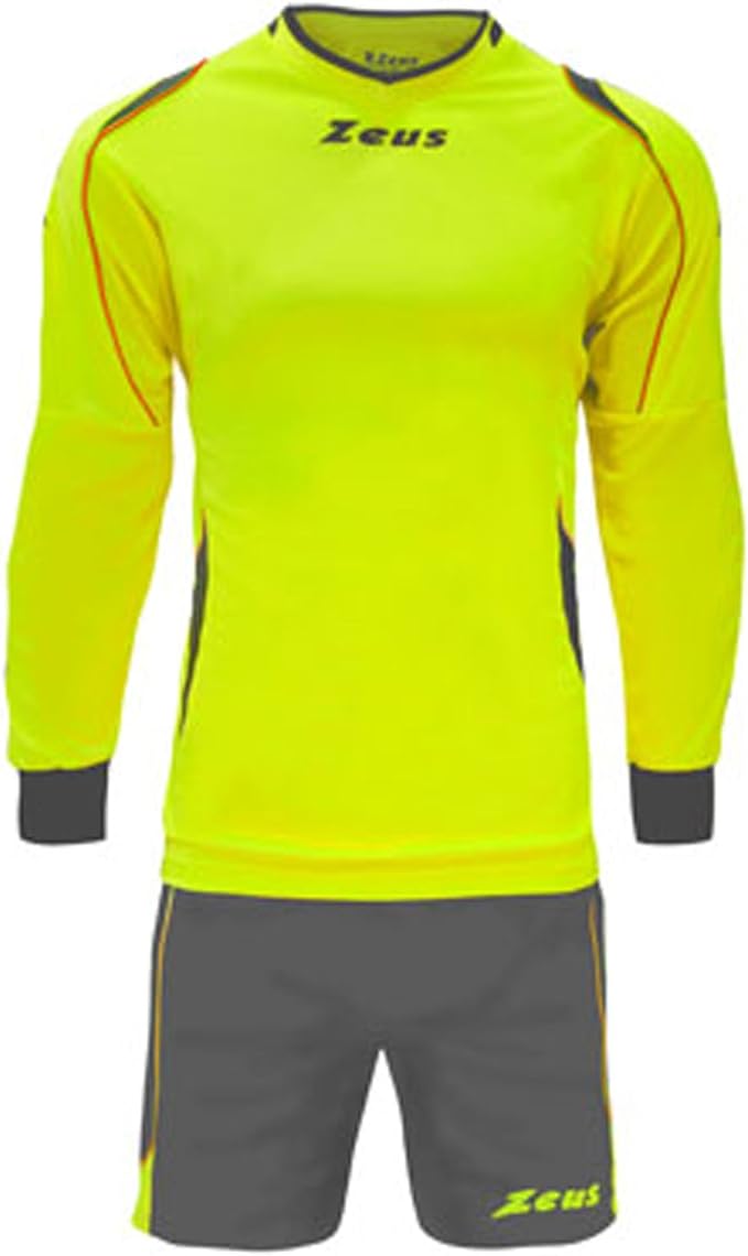 zeus gk maglia pantaloncino portiere calcio kit paros uomo