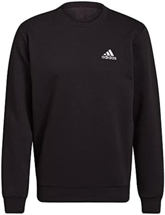 Adidas Felpa Essentials Fleece Nero uomo