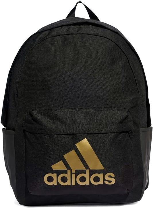 Adidas Zaino Classic Badge of Sport Nero Oro Unisex