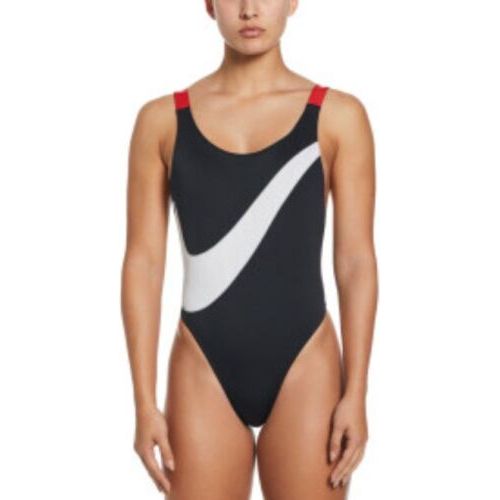 nike swim girocollo costume integrale nero