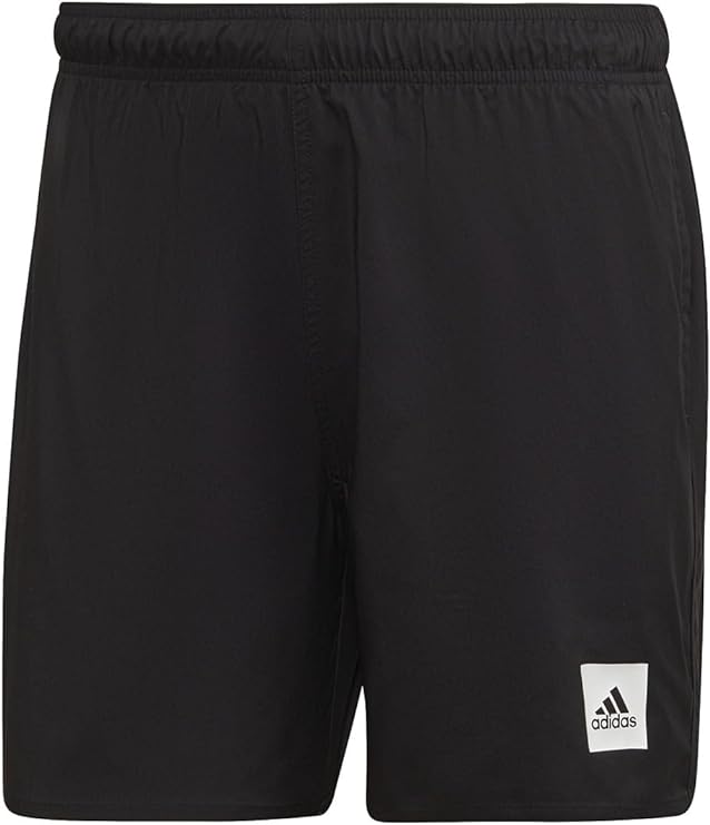 adidas short length solid costume da bagno nero