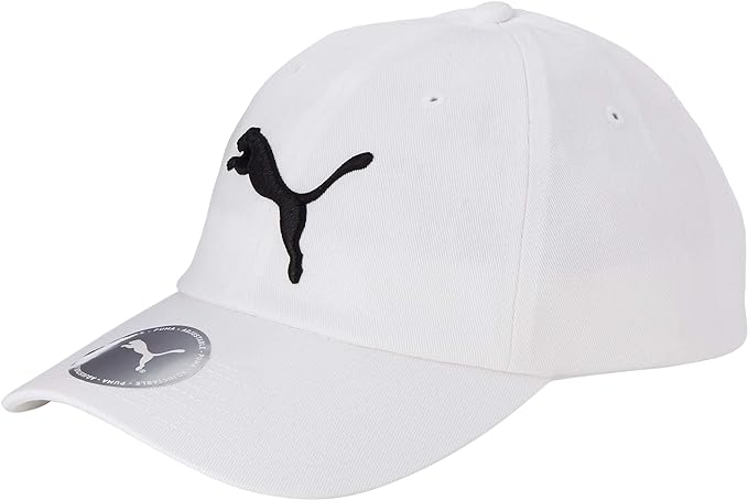 puma cappellino ess cap bianco unisex