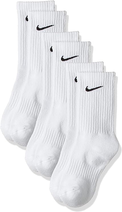 Nike Calze 3Pk Everyday Cushioned Crew White Unisex