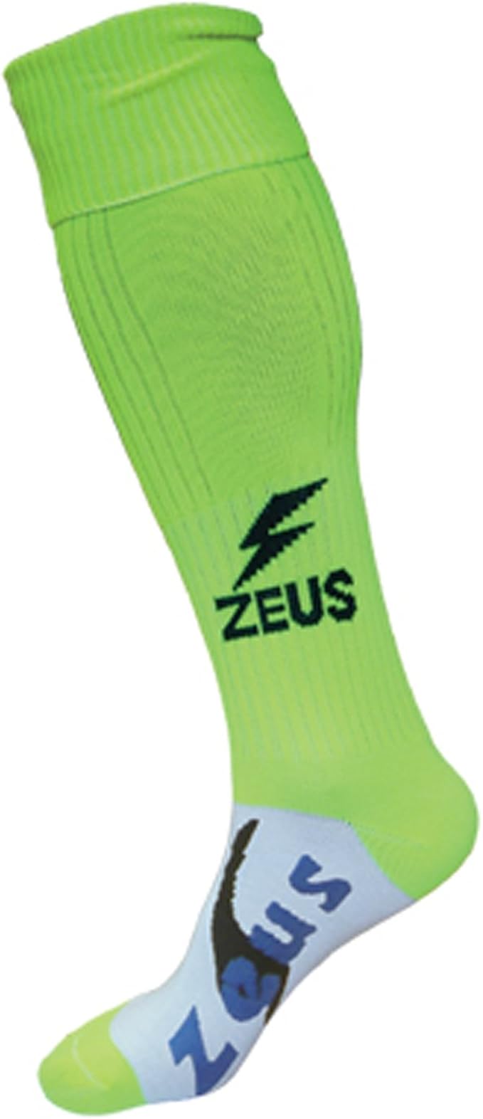 zeus media fit energia calzettoni yellow fluo kids e uomo