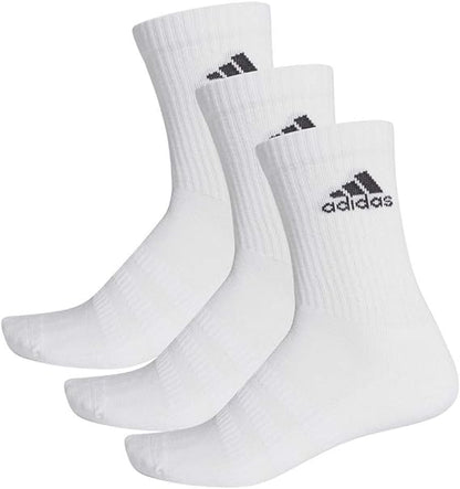 Adidas Calze Bianco Cushioned 3 paia Unisex