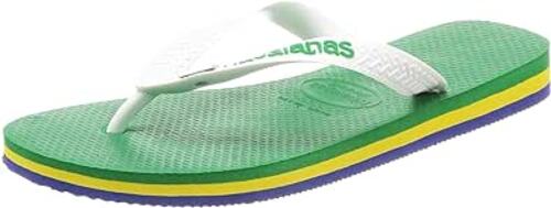 havaianas brasil layers infradito verde unisex