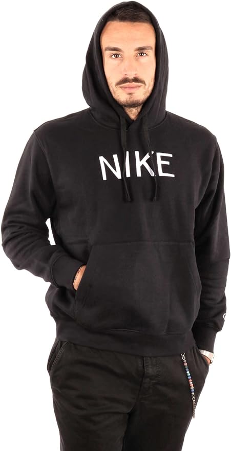 Nike felpa Hibry Logo Hoodie black uomo