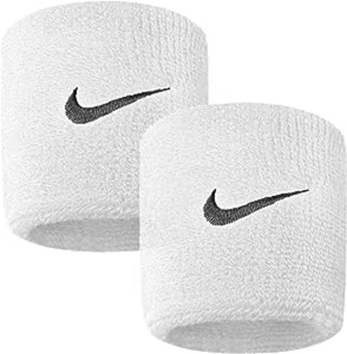 Nike Polsini Swoosh Wristbands White